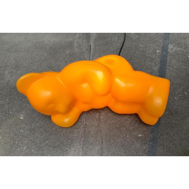Plastic Postmodern German Lumibär Bear Floor Lamp by Klein & Leidig for Flötotto, 1990s For Sale - Image 7 of 18