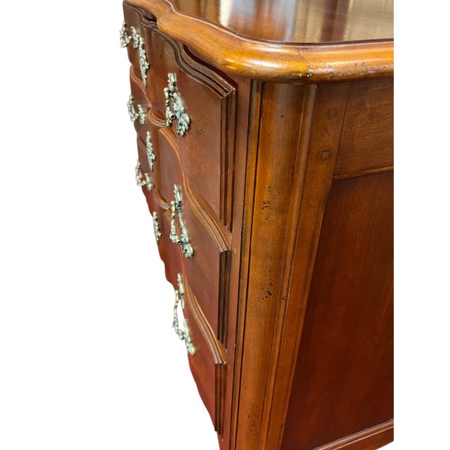 Vintage French Provincial Style Commode Chest of Drawers For Sale - Image 9 of 13