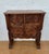 Early 20th Century Rare Spanish Carved Walnut Sideboard With Geometric Panels and Spiral Columns For Sale - Image 4 of 15
