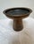 Japanese Somayaki Double Walled Ceramic Pedestal Stand, Signed For Sale - Image 3 of 12