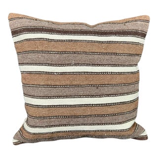 Turkish Hemp Pillow Cushion Natural Beige Brown Cushion Cover 20x20 For Sale