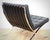 Barcelona Chair in Black Leather by Ludwig Mies Van Der Rohe for Knoll International For Sale - Image 6 of 13