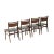 Vintage Rosewood Dining Chairs, 1960s, Set of 4 For Sale - Image 4 of 7