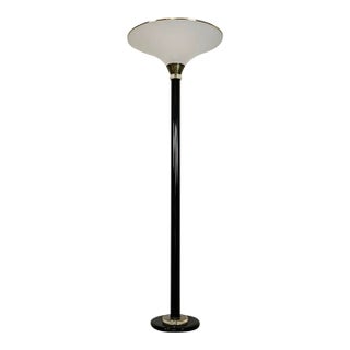1980’s Hollywood Regency Torchiere Floor Lamp For Sale