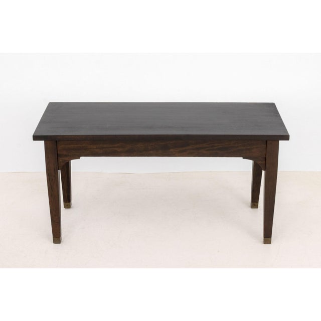 Wood Mid-Century Modern Tonkbench Wood Piano Bench, Circa 1940 For Sale - Image 7 of 10