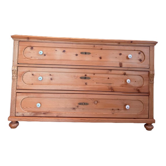 Antique Gründerzeit Chest of 3 Drawers For Sale