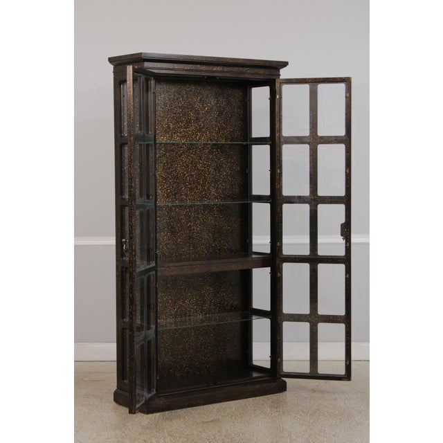 Drexel Drexel Et Cetera Mid Century Modern Glass Display Cabinet For Sale - Image 4 of 15