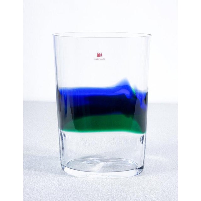 Polychrome Blown Glass Vase by Carlo Moretti For Sale - Image 15 of 18