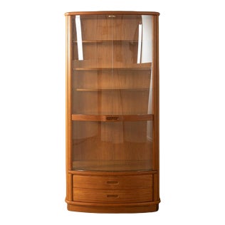 Vintage Danish Display Cabinet, 1980s For Sale