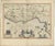Antique Map Guinea West Africa Blaeu c.1640, Ships, Animals, Cartouche This striking and highly decorative map of the...