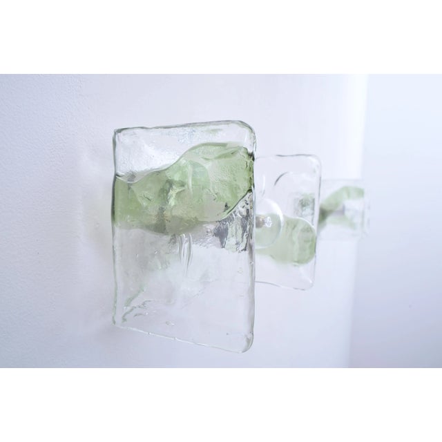 J.l. Kalmar 1950s u-shaped glass with a green stripe. manufactured by j.l. Kalmar in austria. in very good condition. 2 in...