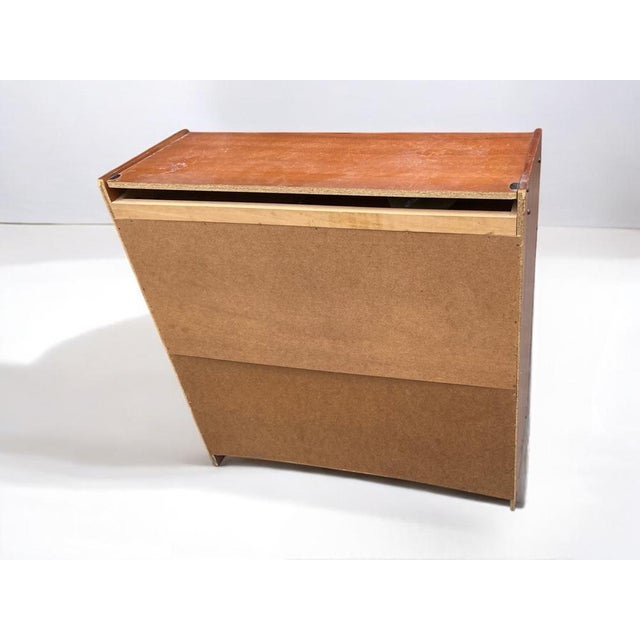 Mid-Century German Brown and Beige Shoe Cabinet, 1950s For Sale - Image 16 of 18
