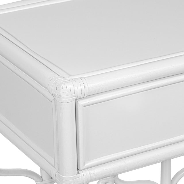 David Francis Ivy Nightstand - White For Sale - Image 4 of 10