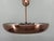 Bauhaus Bauhaus UFO Pendant Light in Copper by Josef Hurka, 1930s For Sale - Image 3 of 12