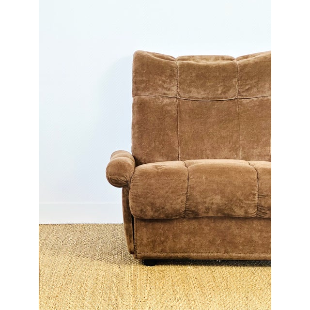 Vintage Armchairs in Velvet, 1960s, Set of 2, For Sale - Image 10 of 12
