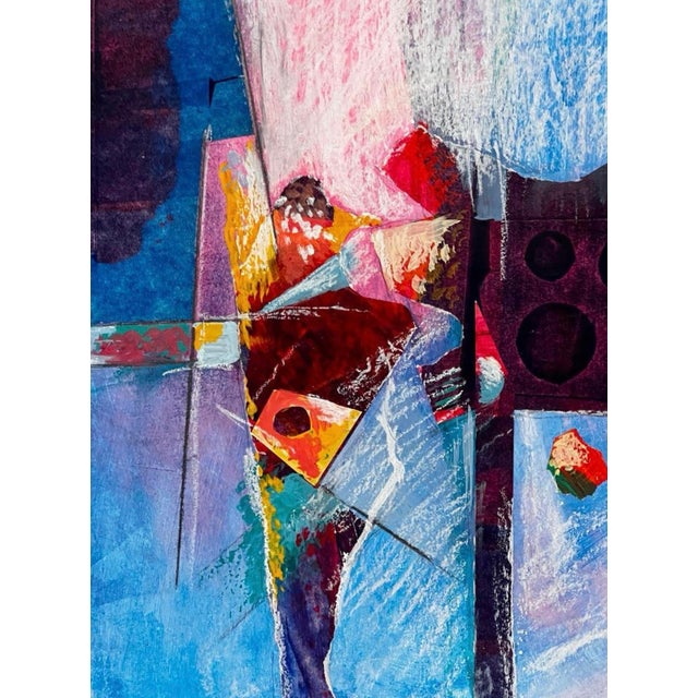 Apolinary Smolarek, Abstract Composition, 1980s, Mixed Media on Paper For Sale - Image 6 of 7