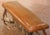 Rustic European Early 20th Century Austrian Black Forest Antler Bench With Leather Seat For Sale - Image 3 of 9