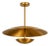 Handcrafted Solid Brass Layered Disc Pendant Light, Modern Sculptural Ceiling Fixture, Dining Room Pendant For Sale