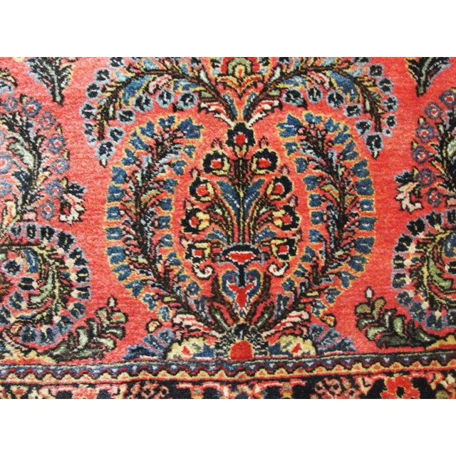 Antique Persian Mohajeran Sarouk Rug-2'6" 4'10" For Sale In Chicago - Image 6 of 9