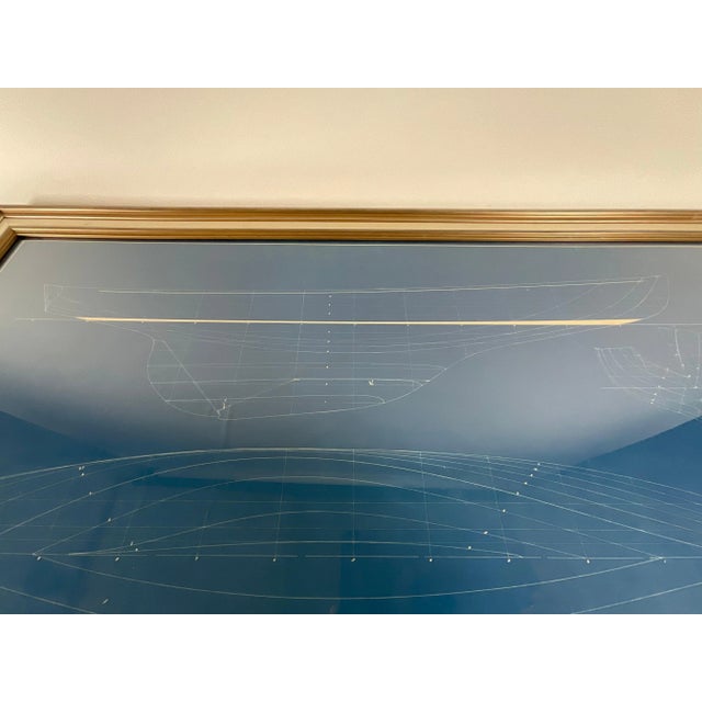 Blue W. Starling Burgess Yankee One Design Class Blueprint For Sale - Image 8 of 9