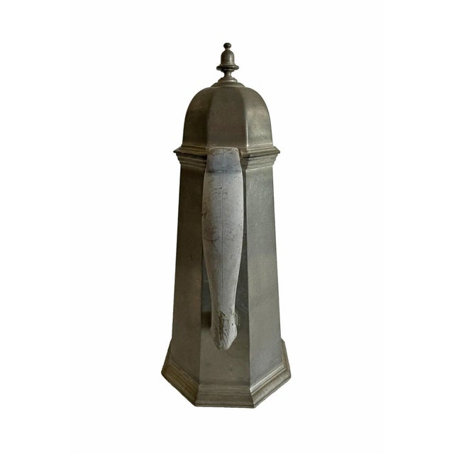 Gorham Antique Pewter Tea Pot For Sale - Image 4 of 7
