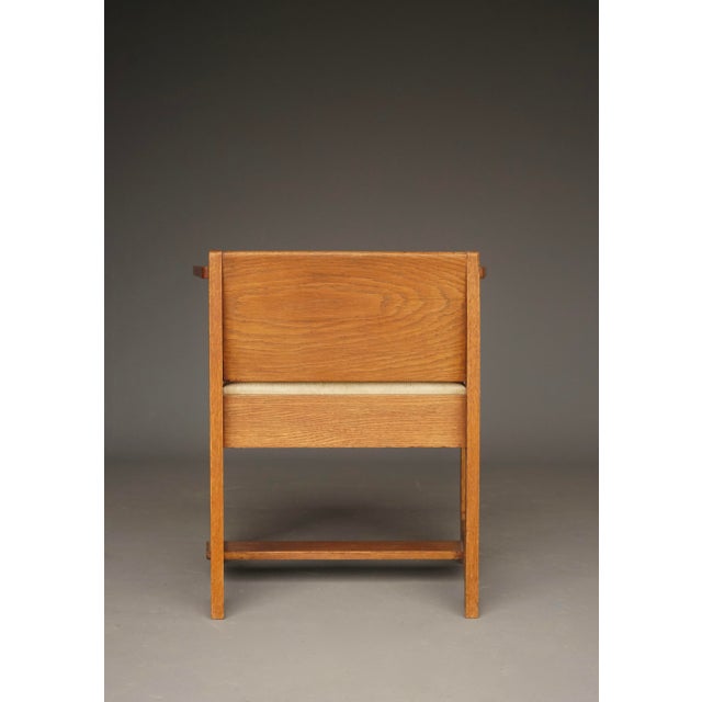 Modernist Hague School Armchair attributed to Frits Spanjaard, 1920s For Sale - Image 10 of 18