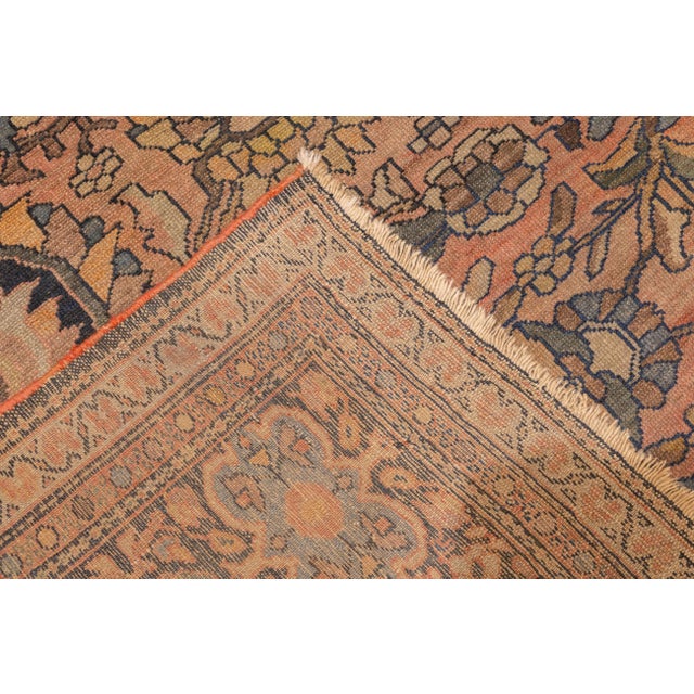 Antique Persian Malayer Rug 8'11'' X 11'5'' For Sale - Image 9 of 10