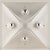 Space Age Futuristic Square White Wall or Ceiling Lamp from Hillebrand, 1970s For Sale - Image 6 of 13