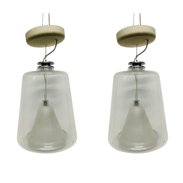 1990s Marta Laudani & Marco Romanelli, Oluce, Hanging Lamps - a Pair For Sale - Image 10 of 10