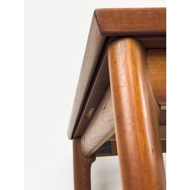 Vintage Danish Extendable Dining Table in Teak by Grete Jalk for Glostrup, 1960s For Sale - Image 14 of 18
