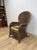 Wood Coastal Wicker Rattan Chair Vintage Beach Scene Cushion Boho Accent Outdoor For Sale - Image 7 of 10