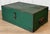 Wood Antique Traditional Green Wood Stanley Tool Box Storage Chest For Sale - Image 7 of 10