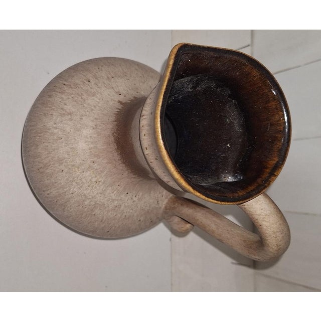 Vintage Ceramic Handled Jug Vase from Stein-Keramik, 1980s For Sale - Image 3 of 5