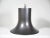 Black Scandinavian Ceiling Lamp in Ceramic, 1970s For Sale - Image 8 of 8