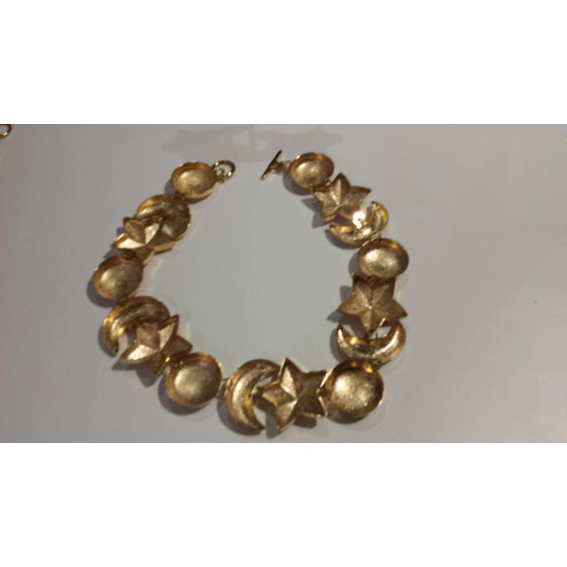 This is part of Chairish’s Costume Jewelry assortment. Stunning chunky four pieces. Set of inspired celestial design from...