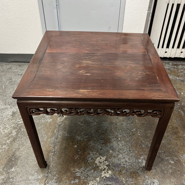 Antique Chinese Blackwood Mahjong Table, Circa 1820 For Sale - Image 12 of 12
