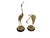 Mid Century Modern Large Brass Crane Figures on Wood Base - A Pair For Sale - Image 12 of 12