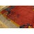 1920s Orange Floral Modern Antique Chinese Art Deco Handknotted Wool Rug For Sale - Image 9 of 10