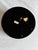 Vintage 1970s Kashmiri Papier Mâché Floral Trinket Box Black Pink and Gold For Sale - Image 11 of 11