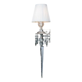 Ballerina Wall Lamp in Metal and Crystal by Jago For Sale