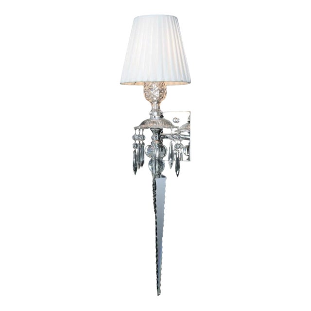 Ballerina Wall Lamp in Metal and Crystal by Jago For Sale