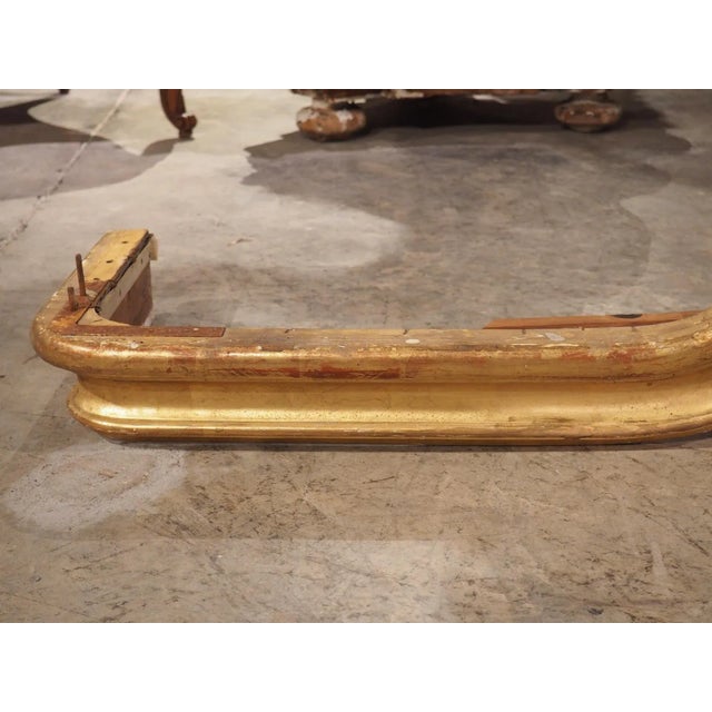 Circa 1850 Long Antique French Giltwood Valances or “Cantonnieres”- a Pair For Sale In Dallas - Image 6 of 13