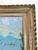 Italian 1950s Mid-Century Italian Landscape, Ceramic Tile Painting, Framed For Sale - Image 3 of 10
