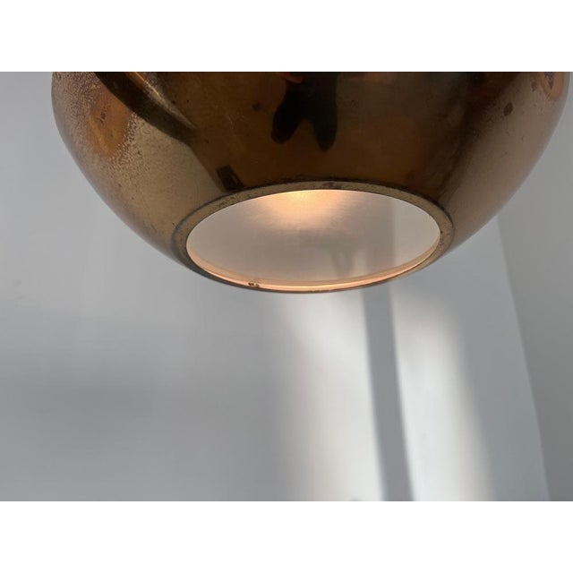 1940s, Czechoslovakia, patina, polished, one bulb any wattage, height can be shortened. This piece is attributed to the...
