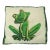 Vintage Needlepoint Frog Pillow For Sale