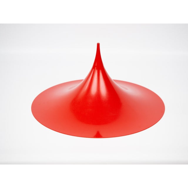 Fog & Mørup Vintage Semi Pendant Lamp by Bonderup and Thorup for Fog and Morup, 1968 For Sale - Image 4 of 11