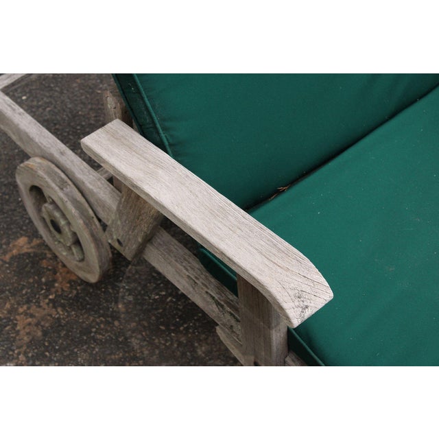 Wood Gloster Pair of Teak Outdoor Patio Chaise Lounge Chairs For Sale - Image 7 of 18
