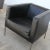 Pair of Black Leather Lounge Chairs For Sale - Image 11 of 11