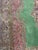 Green Vintage Persian Kerman Hand-Knotted Wool Rug in Green and Rose For Sale - Image 8 of 12