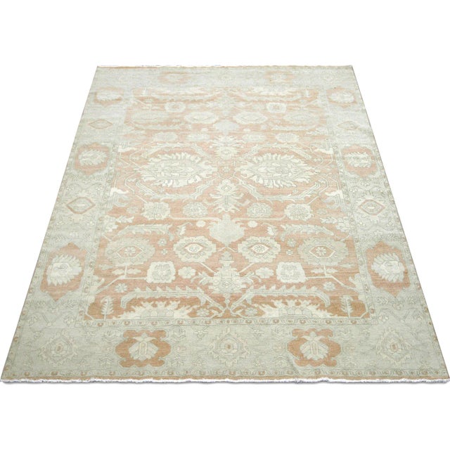 1960s 1960s Egyptian Sultanabad Rug For Sale - Image 5 of 6